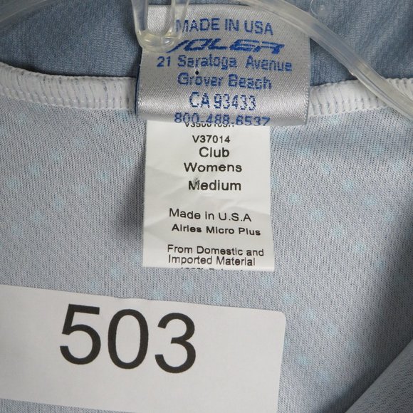 VOLER* Women's Athletic Short Sleeve 3/4 Zipper High/Low Curved Hem Shirt Medium - Picture 4 of 10